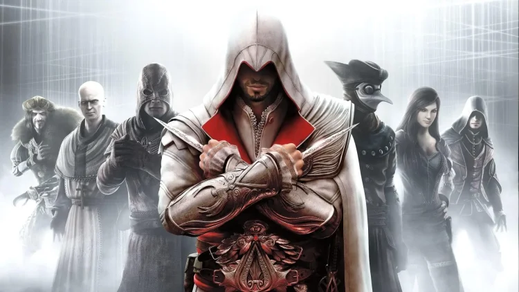 The Assassin's Creed Mirage game appears at Gamescom 2023.