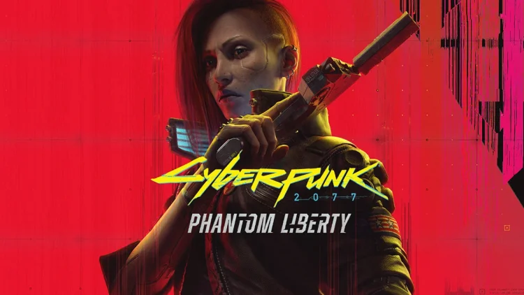 Presentation of The Phantom Liberty expansion for the Cyberpunk 2077 game